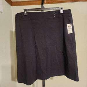 JM Collection Black Midi Skirt size M